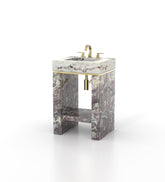 Joy 24 Pedestal Sink Zicana Boutique - Zicana Boutique - 2